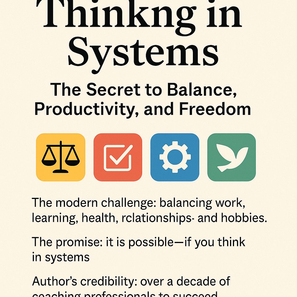 Thinking in Systems: The Secret to Balance, Productivity, and Freedom