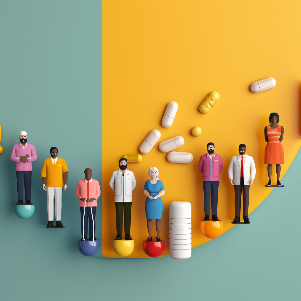 Illustration of a person holding a prescription and comparing Wegovy, Saxenda, and Ozempic pens, representing a step-by-step guide to using weight loss medications safely.