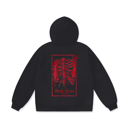 Dark Cave Ribcage Hoodie