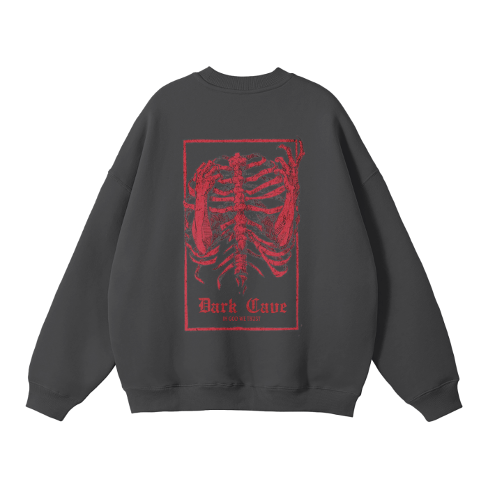 Dark Cave Ribcage Pullover