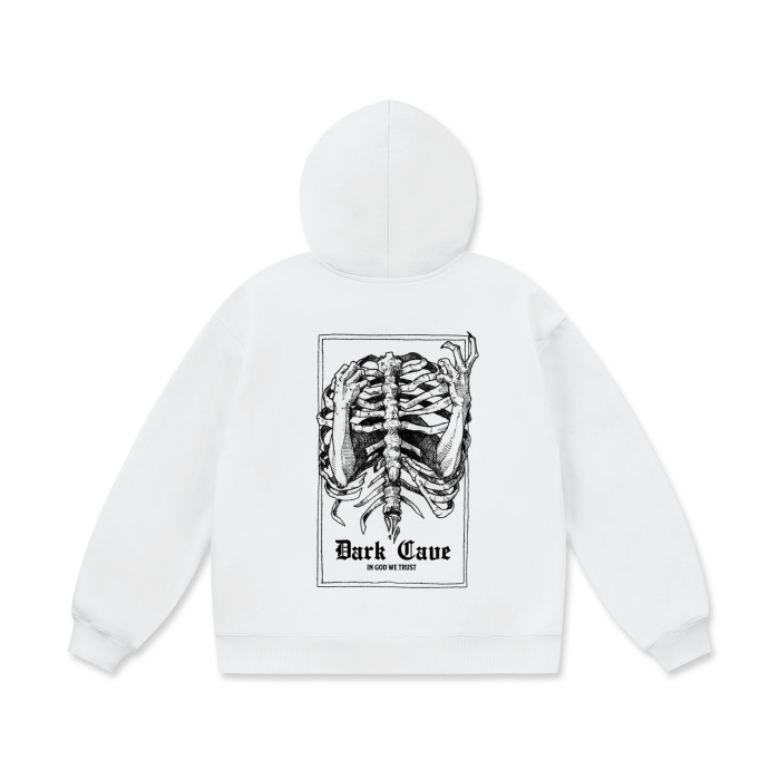 Dark Cave Ribcage Hoodie