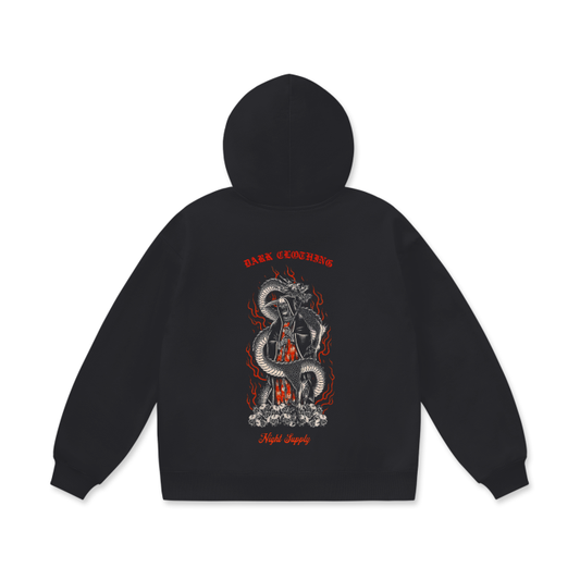 Dark Clothing Dragon Hoodie