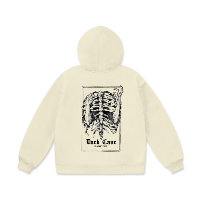 Dark Cave Ribcage Hoodie