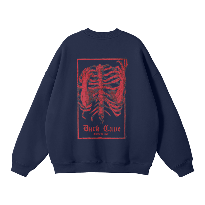 Dark Cave Ribcage Pullover